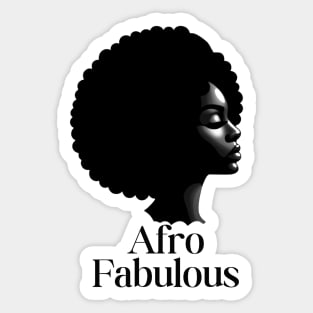 AFRO FABULOUS Sticker